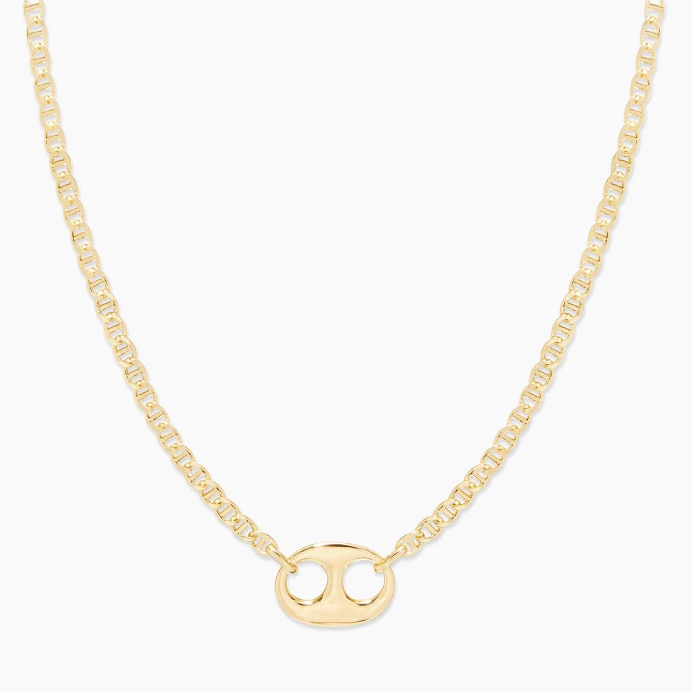 Port Mini Necklace (gold).