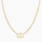 Port Mini Necklace (gold).