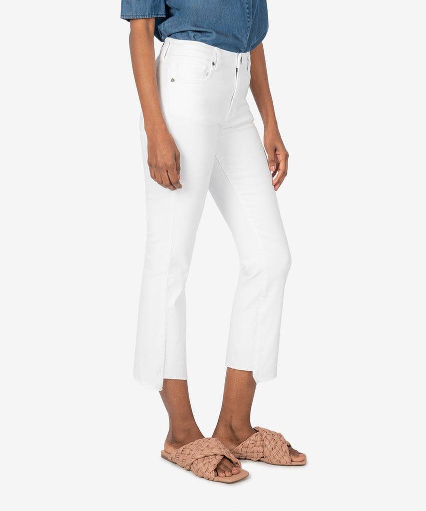 Kut from the Kloth Kelsey High Rise Ankle Flare.