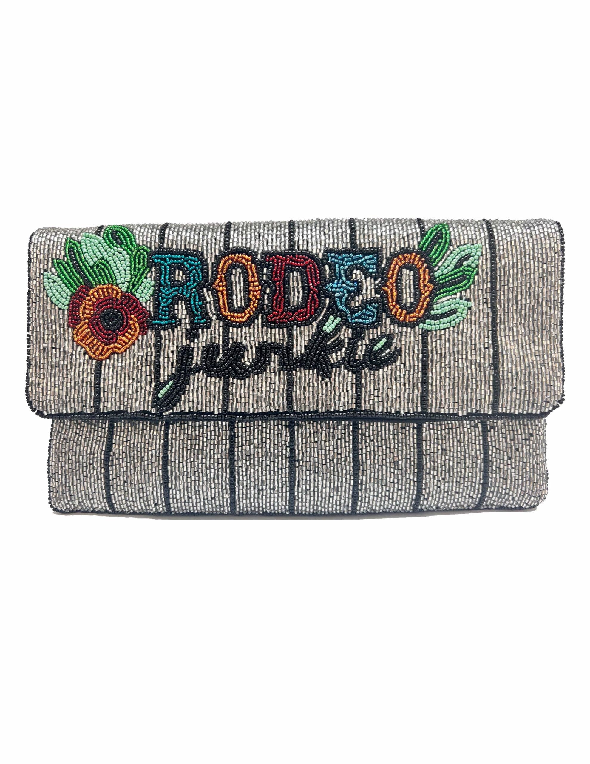 Rodeo Junkie Beaded Clutch.