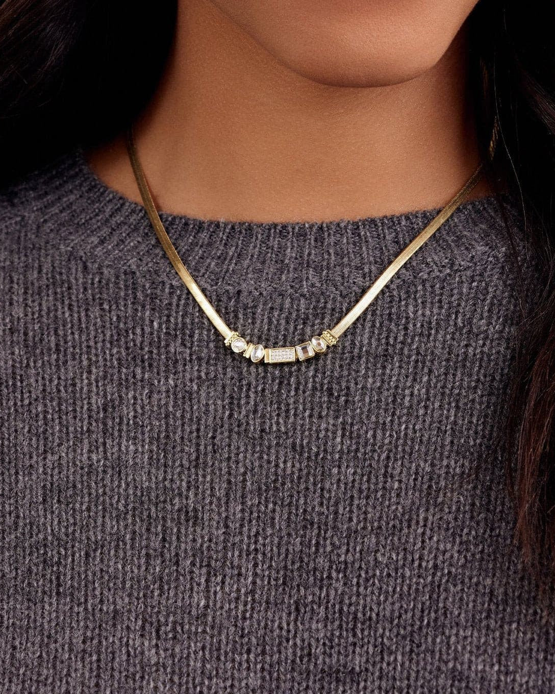 Venice Shimmer Necklace (gold).