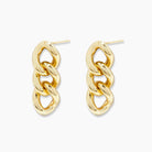 Lou Link Earrings (gold).