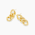 Lou Link Earrings (gold).
