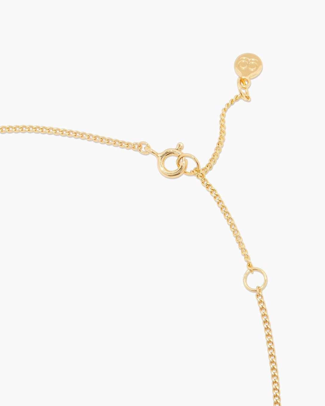 Lou Link Interlocking Necklace (gold).