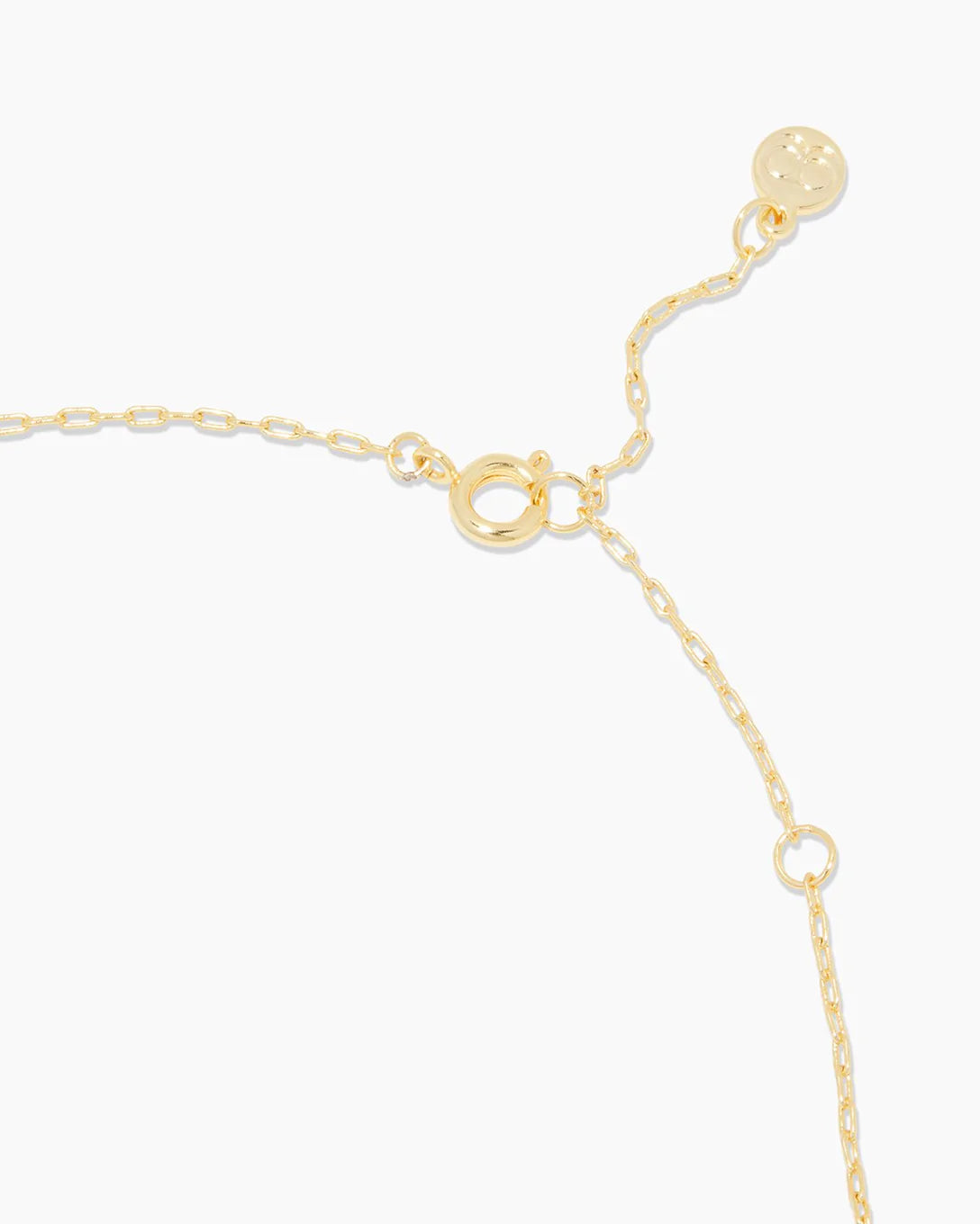 Gorjana Brooks Charm Necklace (gold).
