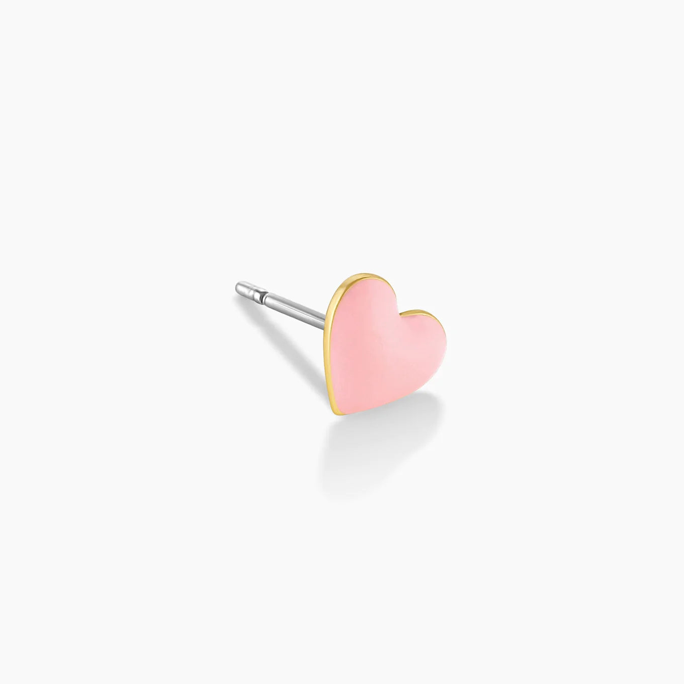 Heart Stud Earring in 14K Solid Gold, Women's by Gorjana