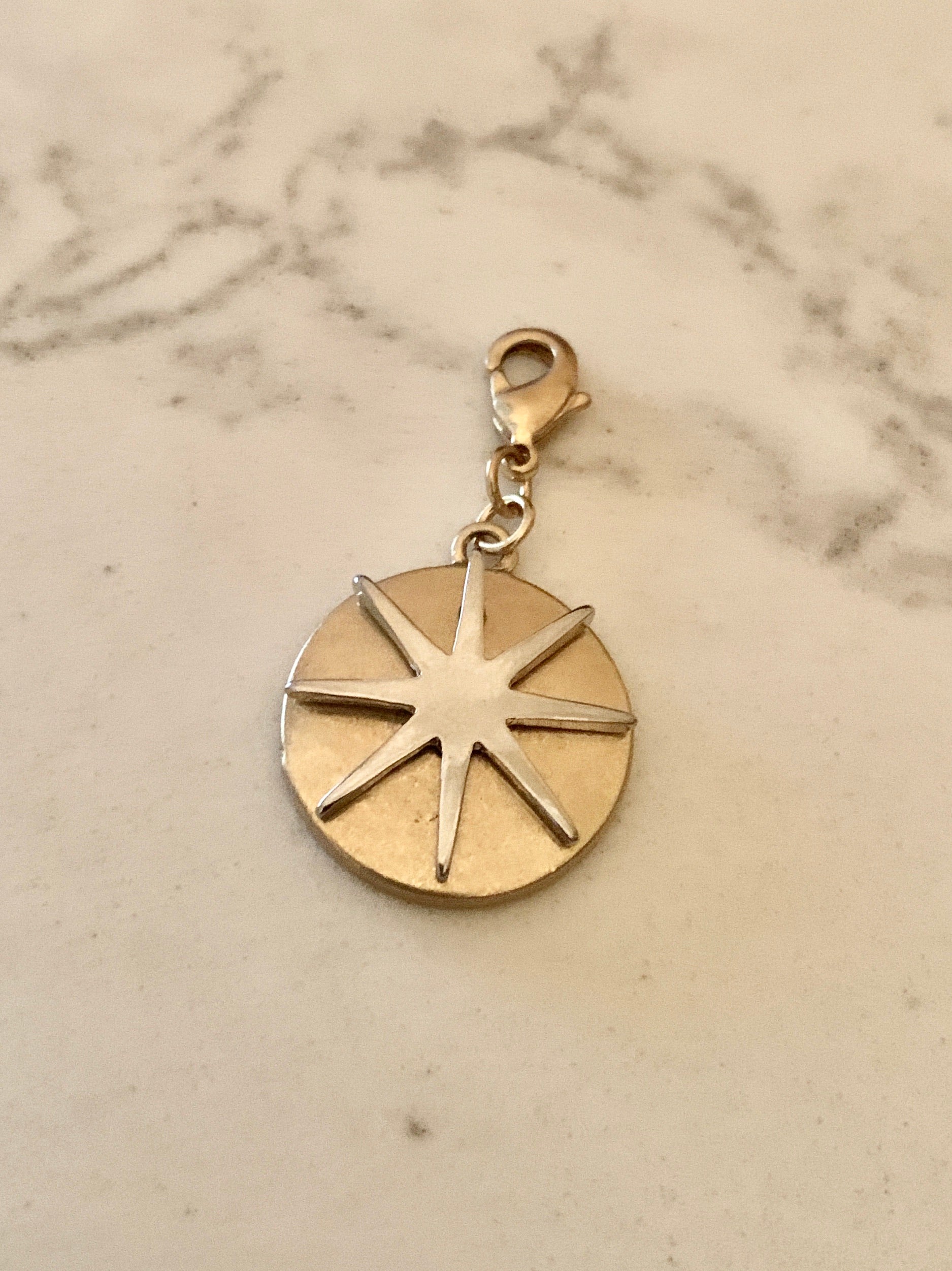 Starburst Charm - Gold.