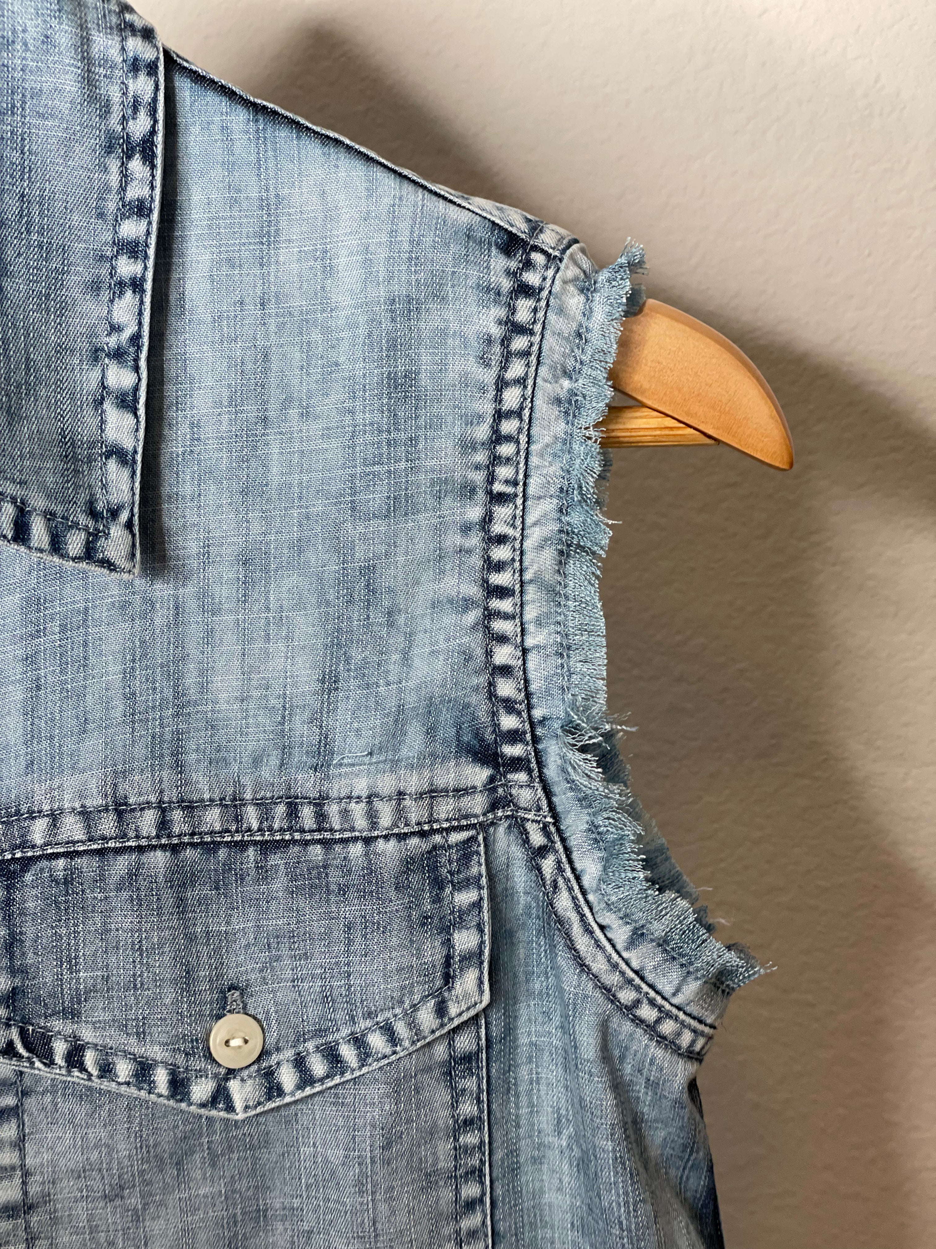 Sister Mary Alys Indigo Top.