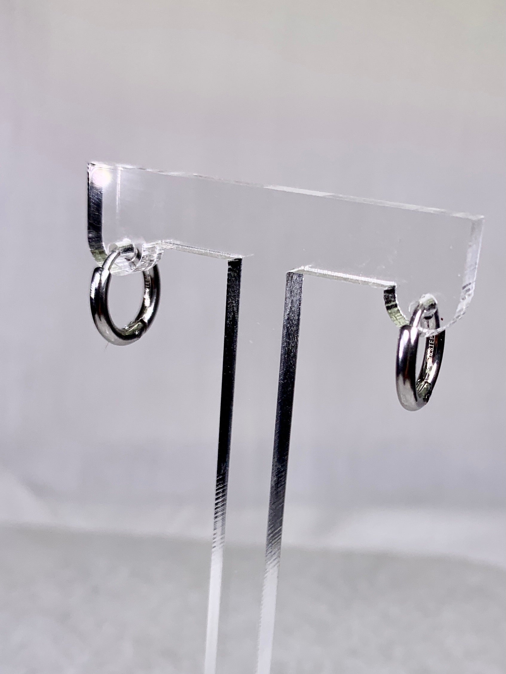 Small Huggie-Silver.