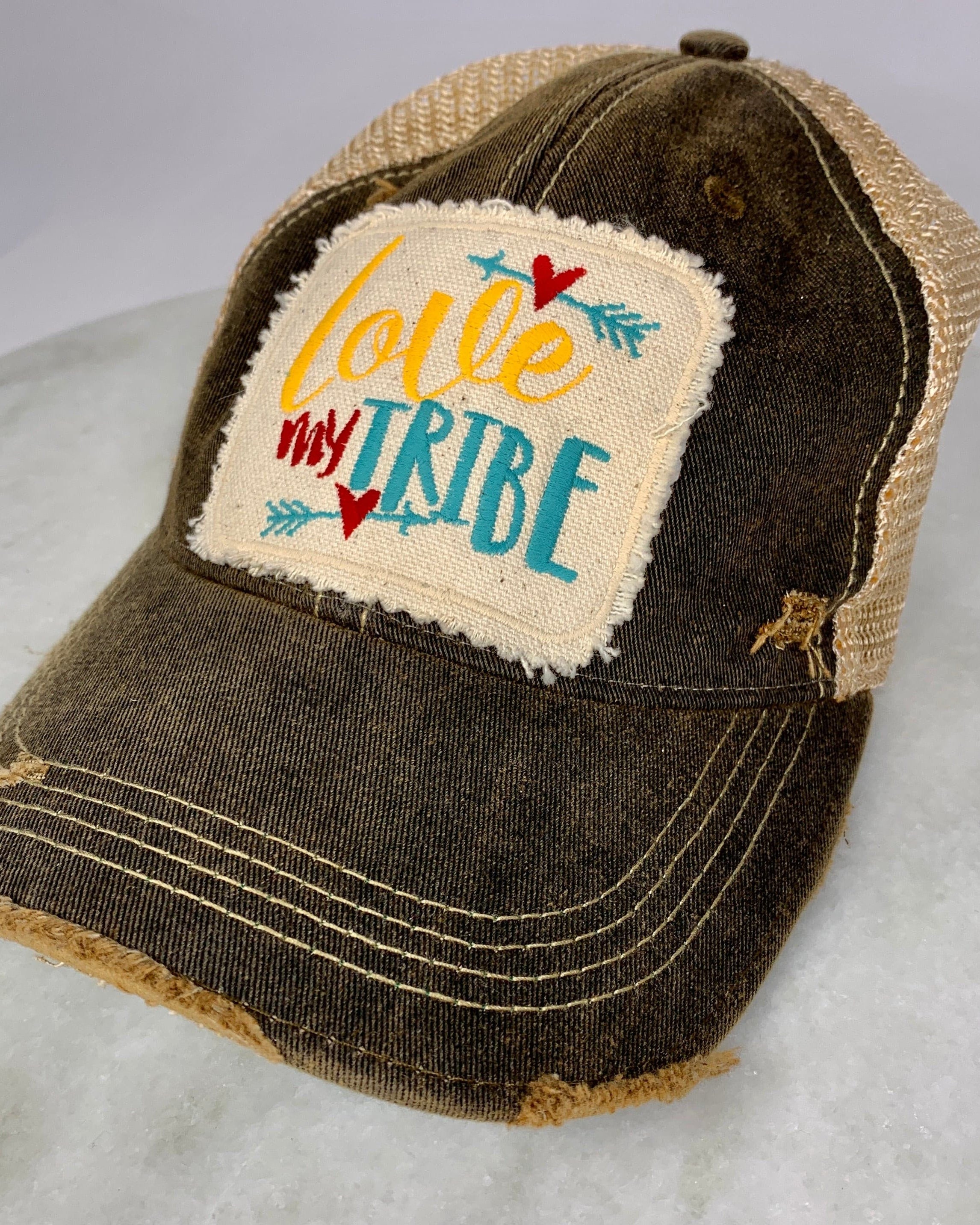 Assorted Love My Tribe Trucker Hats.
