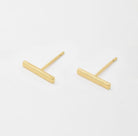 Taner Bar Mini Studs (gold).