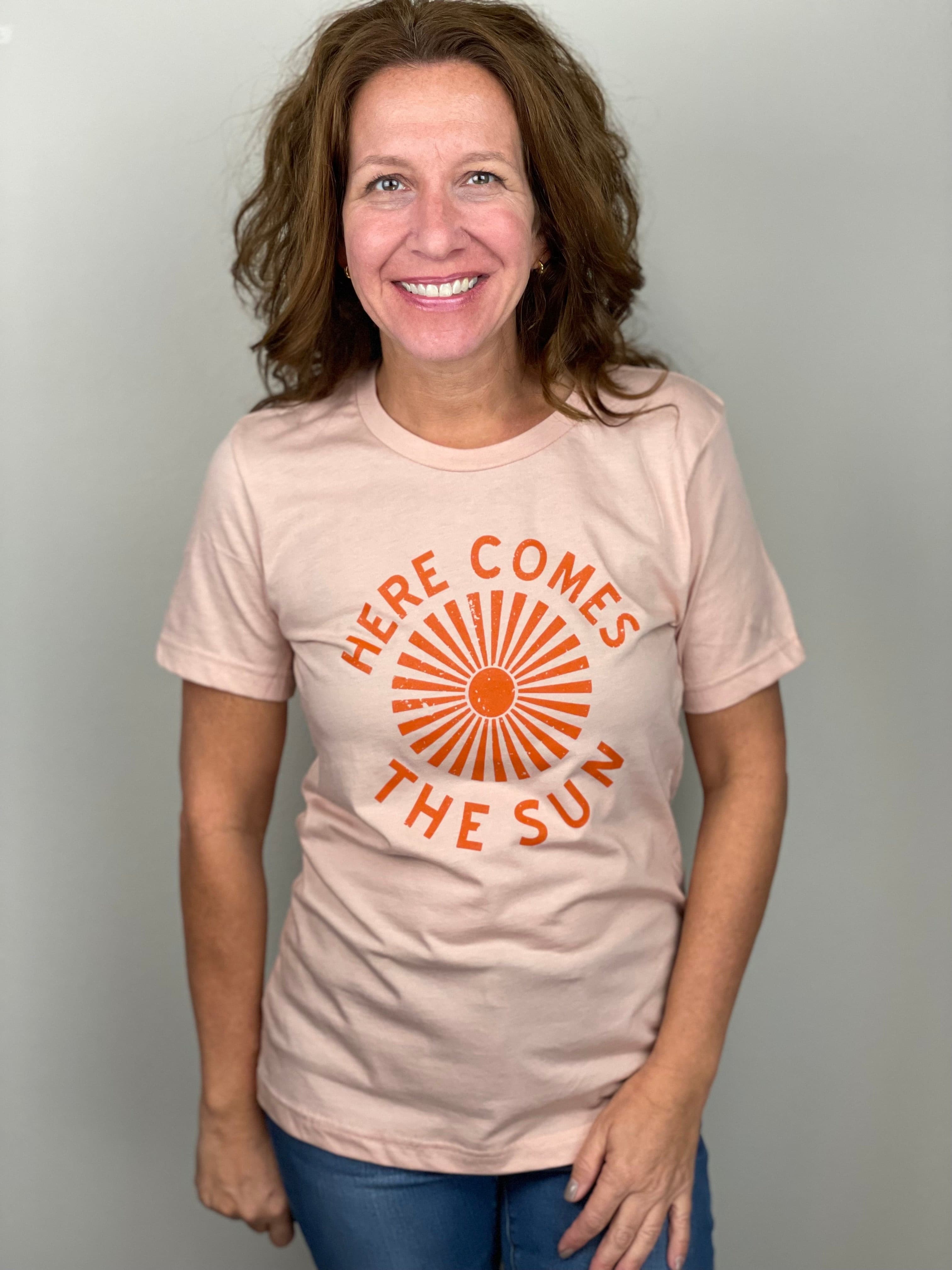 Here Comes The Sun Tee Shirt.
