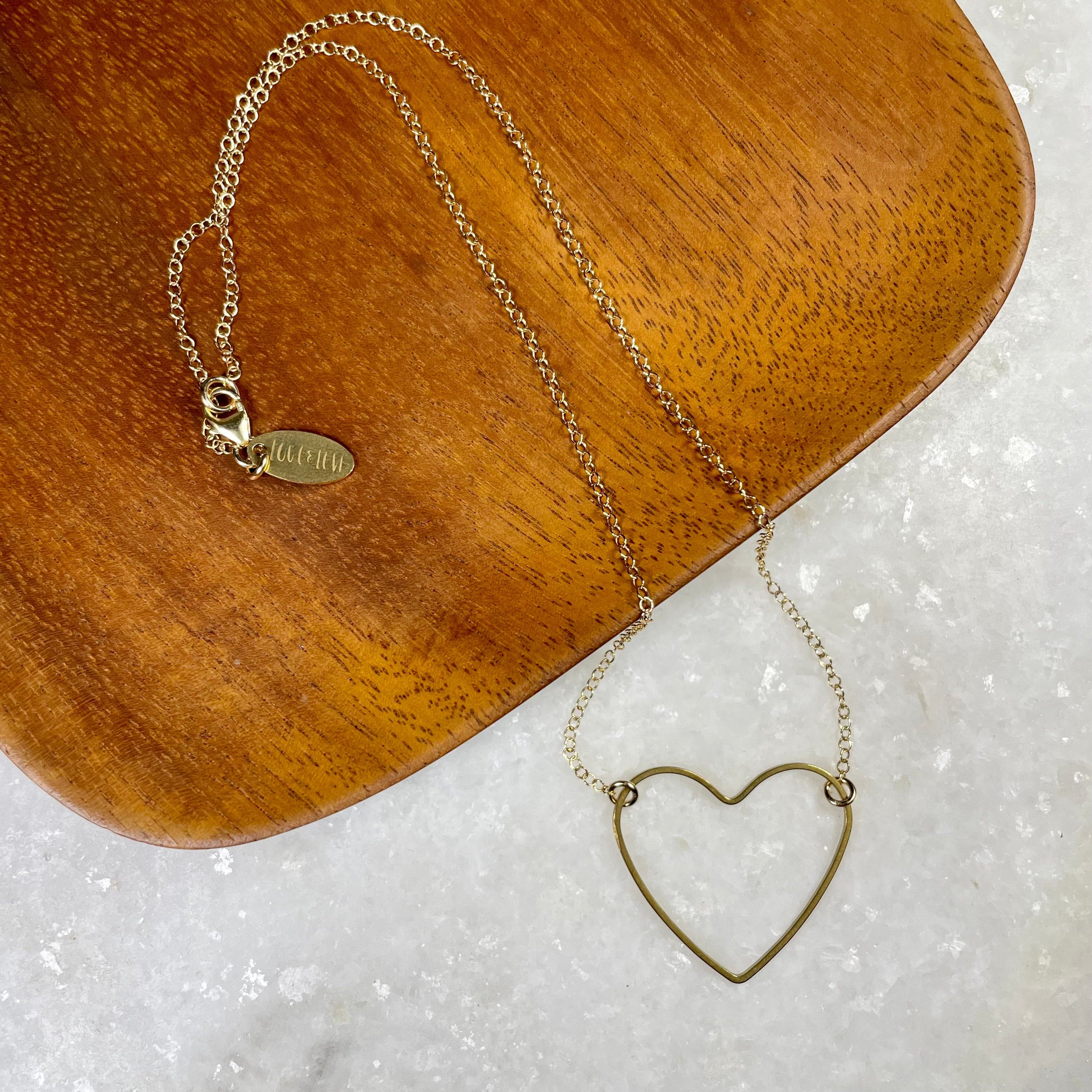 Open Heart Necklace.