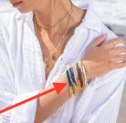 Power Gemstone Aura Bracelet for Healing.