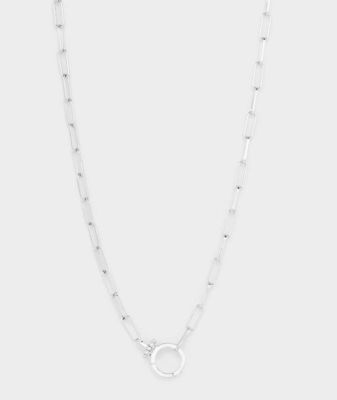 Parker Necklace (silver).