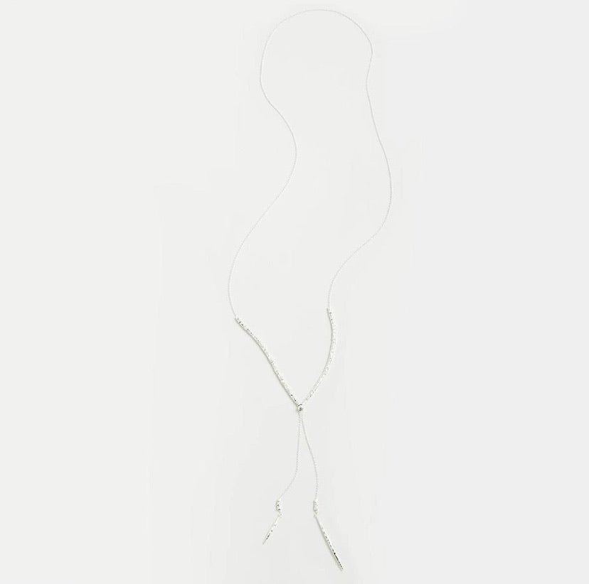 Laguna Adjustable Necklace (silver).