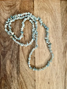 Semi Precious Long Beaded Necklace.