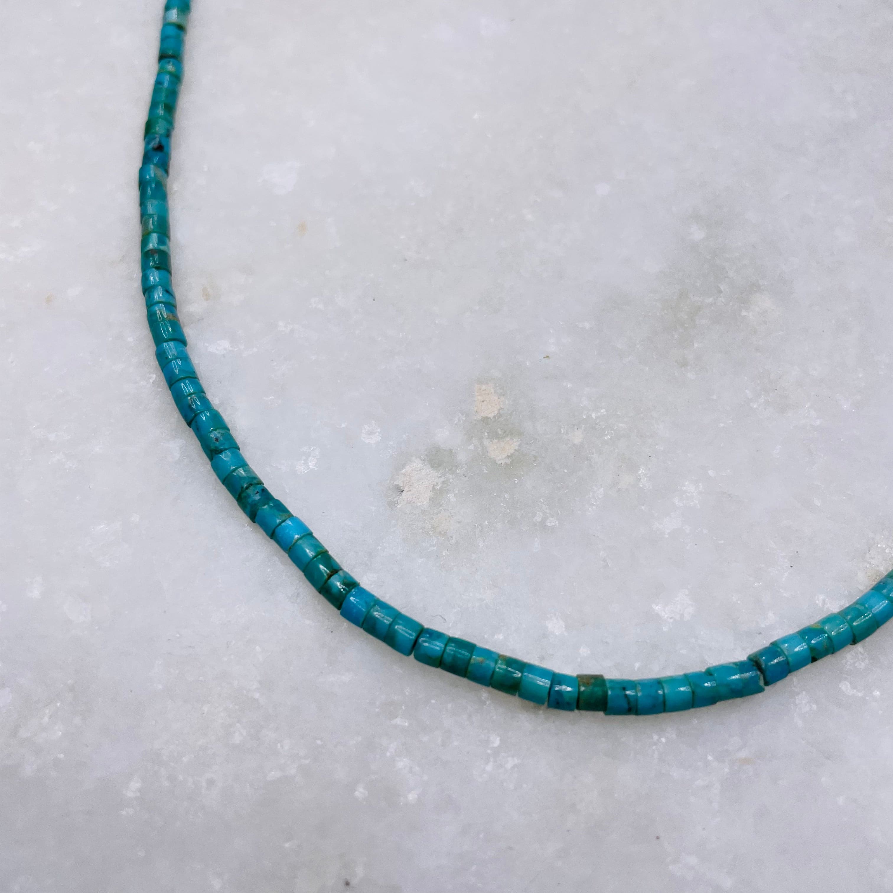 Kingman Turquoise Necklace 17".