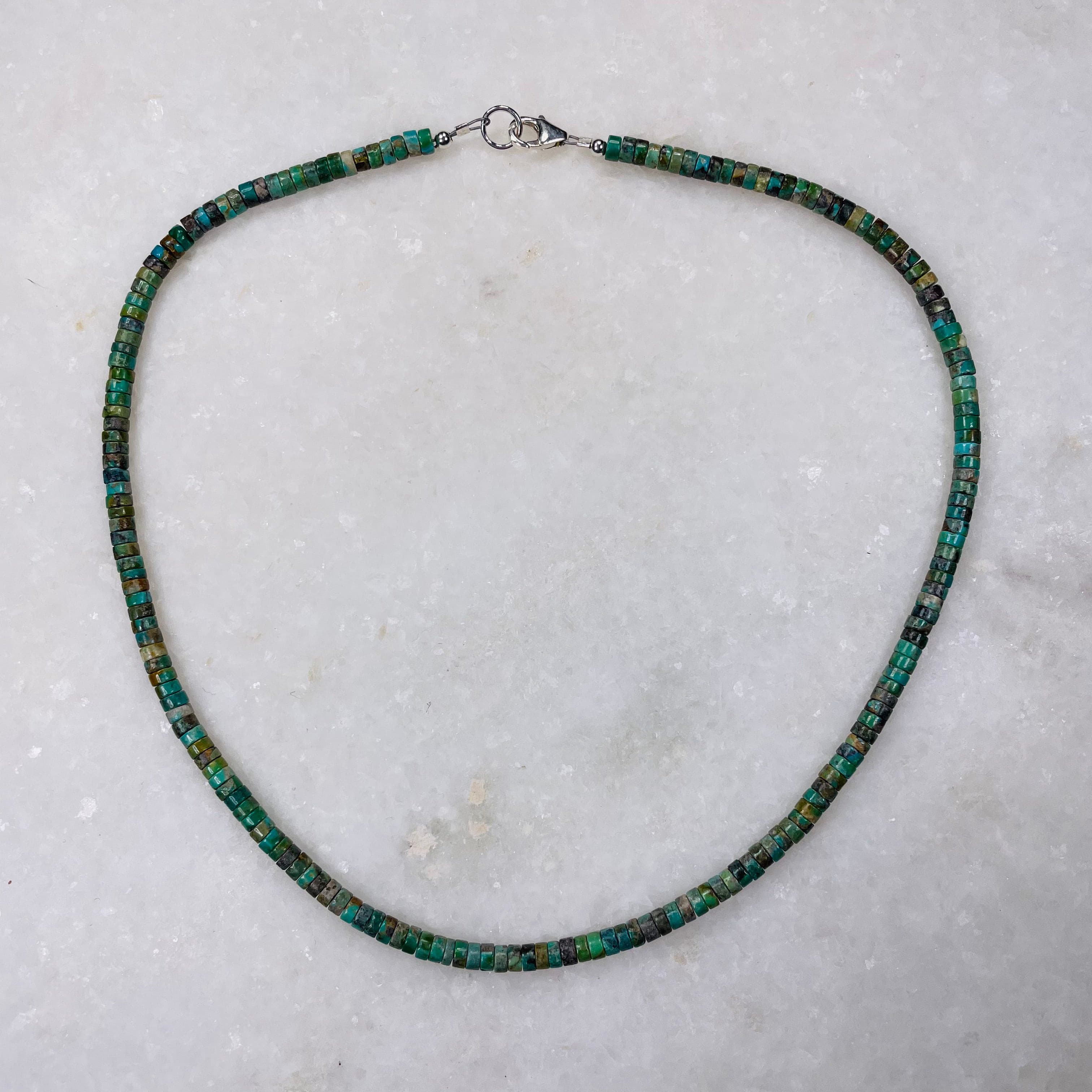Kingman Turquoise Necklace 16".