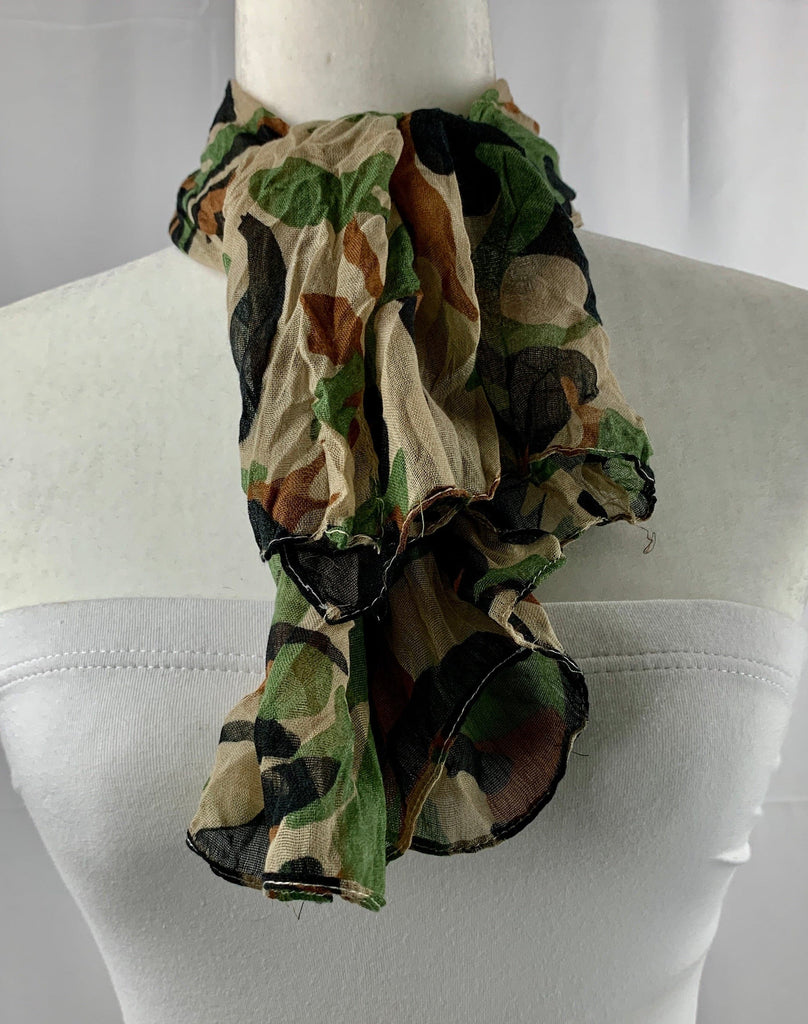 Brown & Green Camo Neck Scarf.
