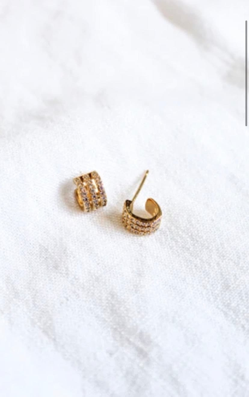 Daphne Curve Post Earring.