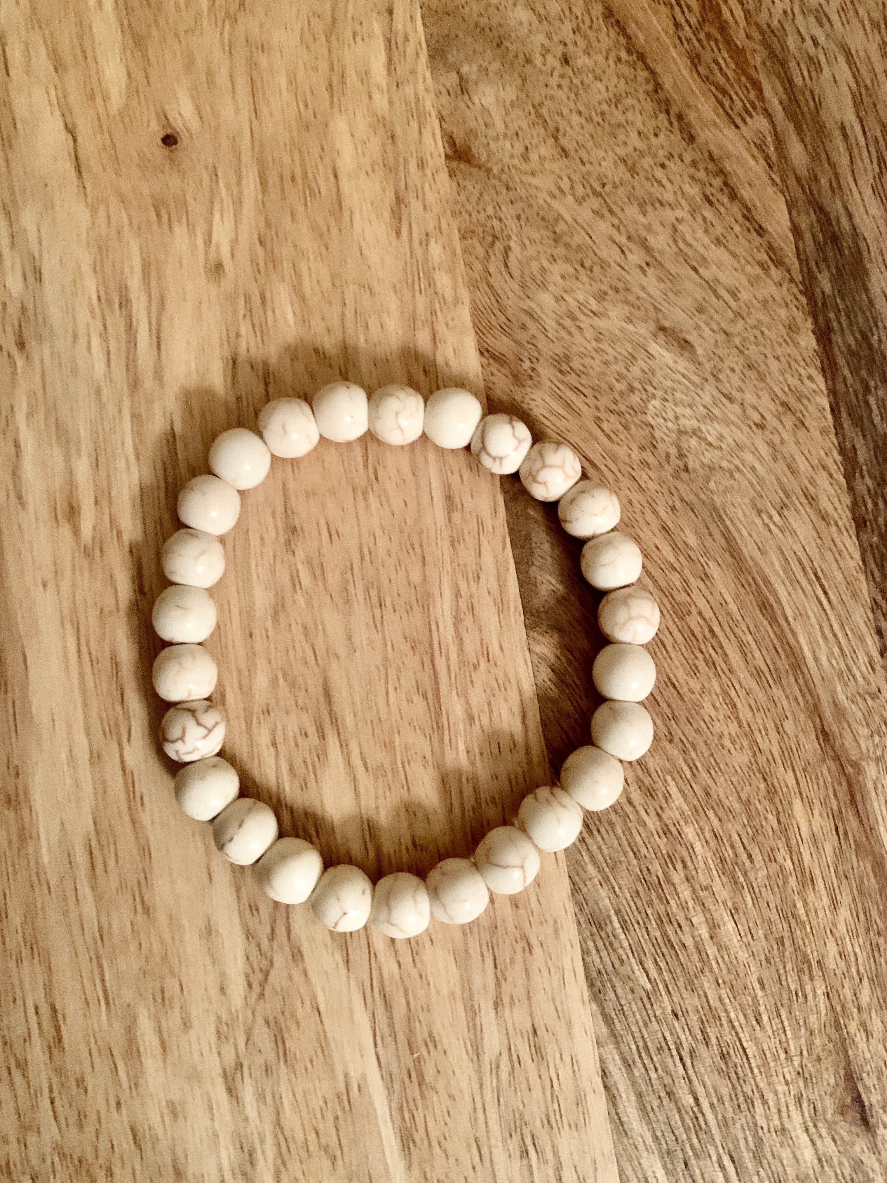 White Turquoise Bracelet.