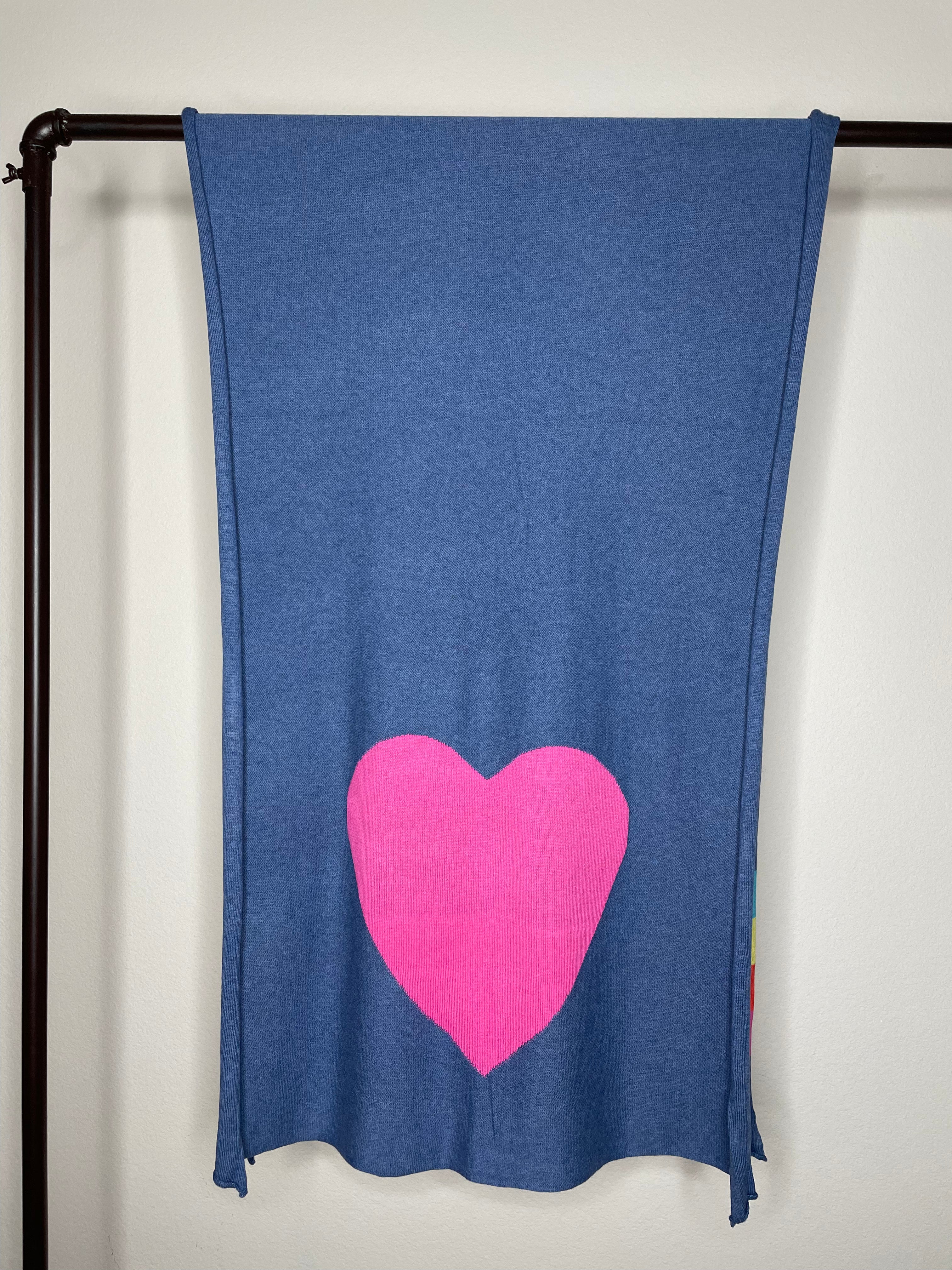 Zaket & Plover Heart Wrap in Chambray.