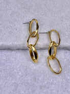 Susan Shaw Campbell Loop Chain Earrings.