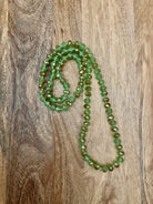 Green Bead necklace.