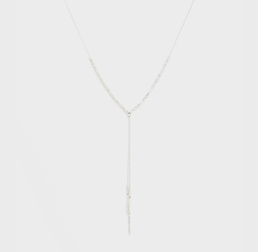 Laguna Adjustable Necklace (silver).