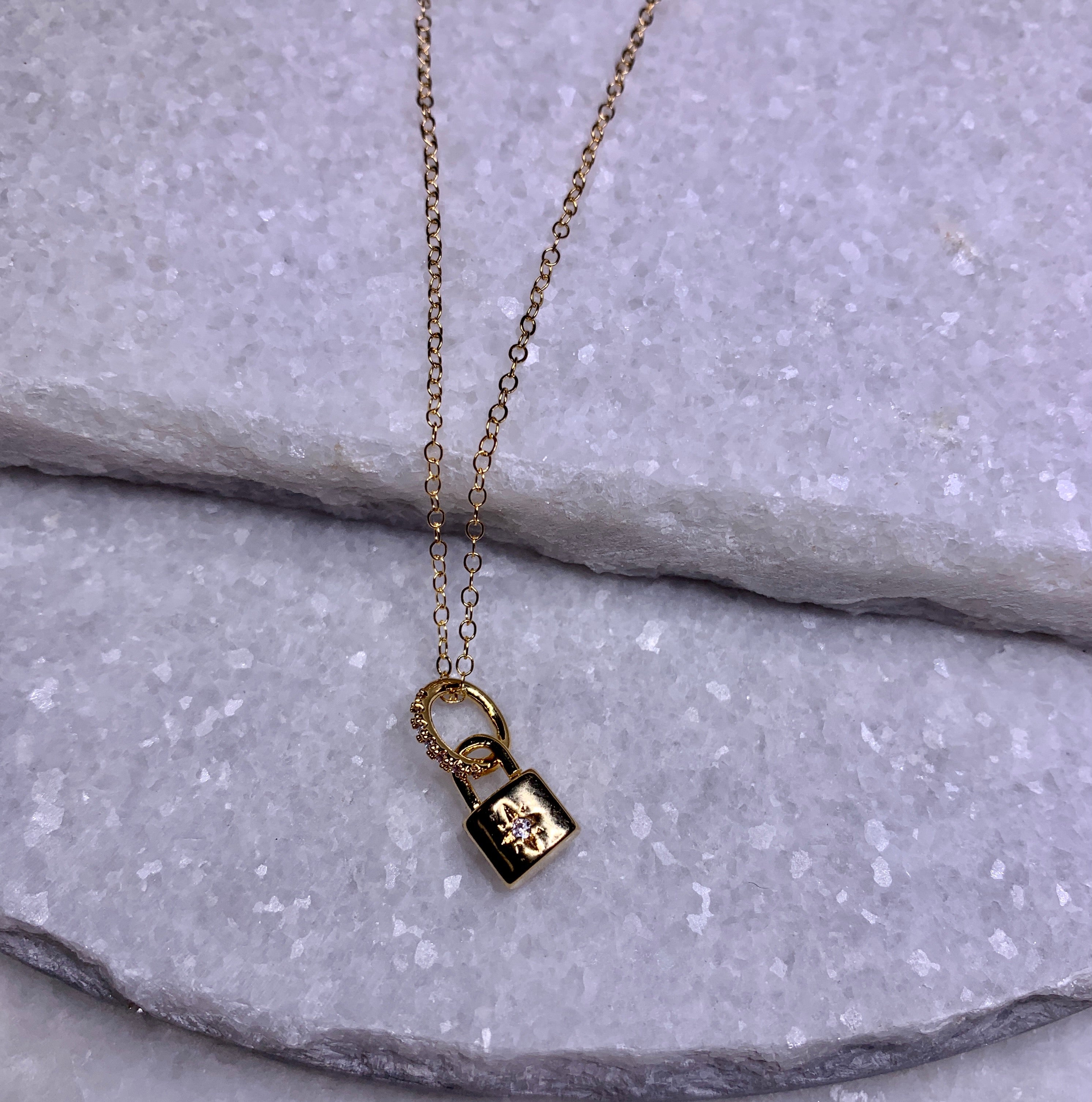 Davie Lock Necklace.