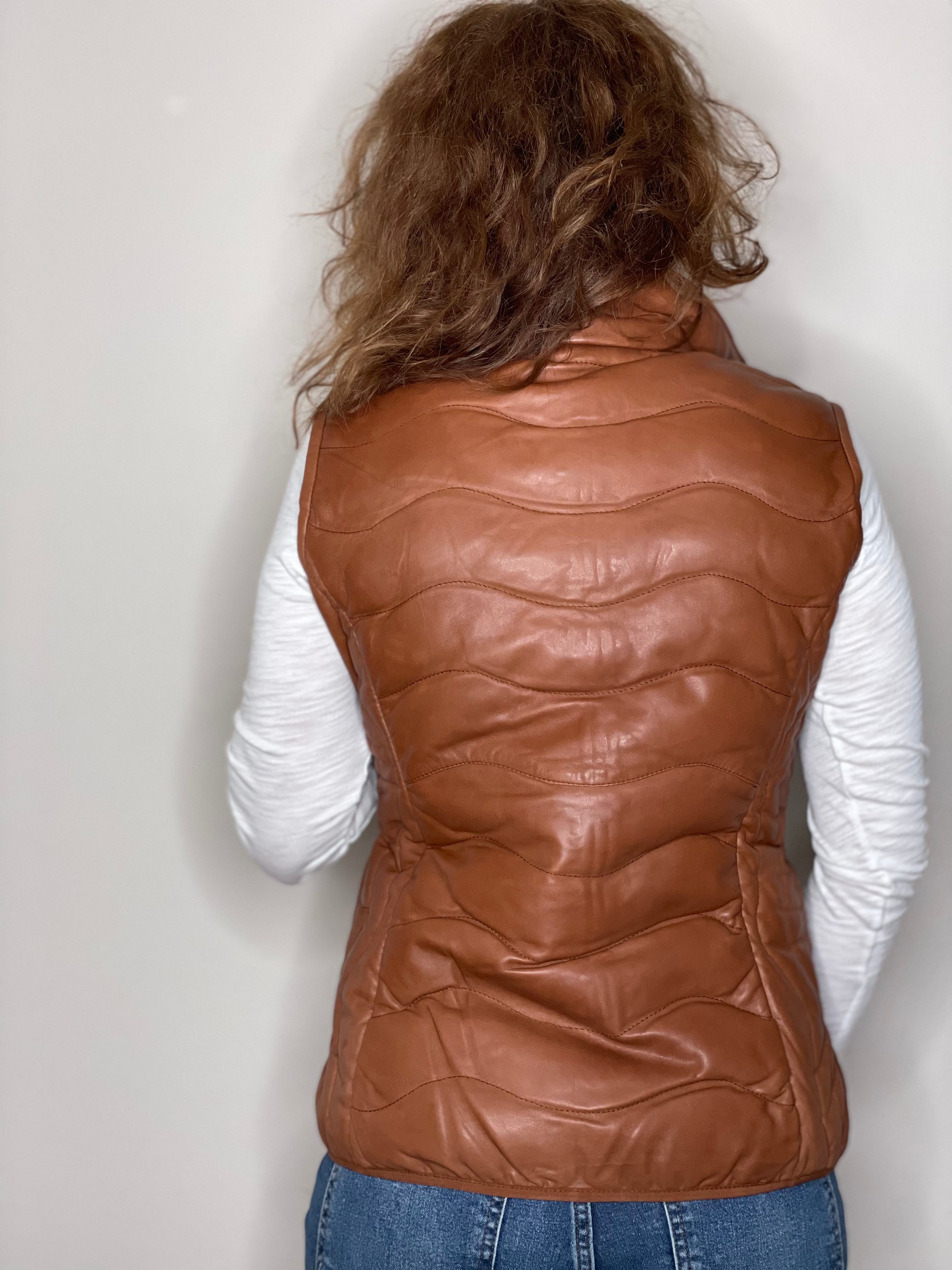 Scully leather vest sales