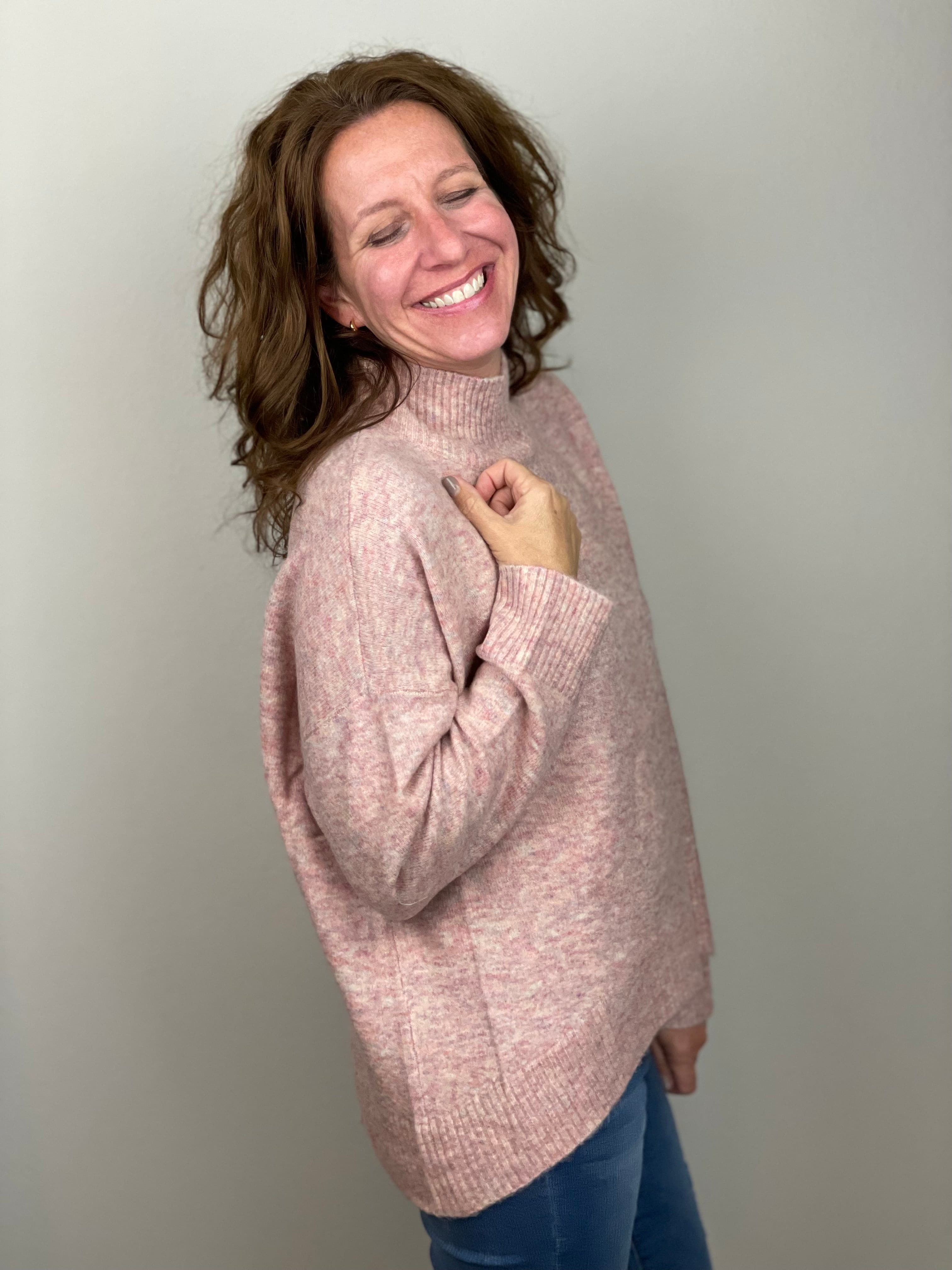 Graham Sweater in Opal.