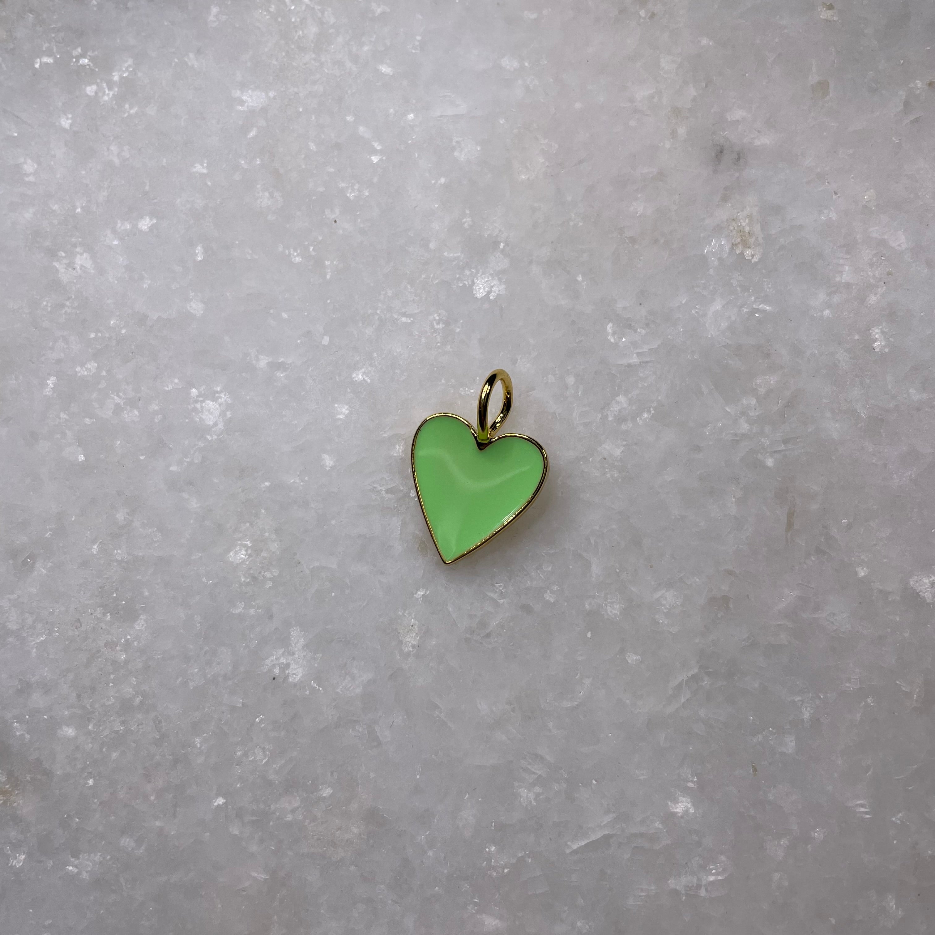 Enamel Heart Charms-Assorted.