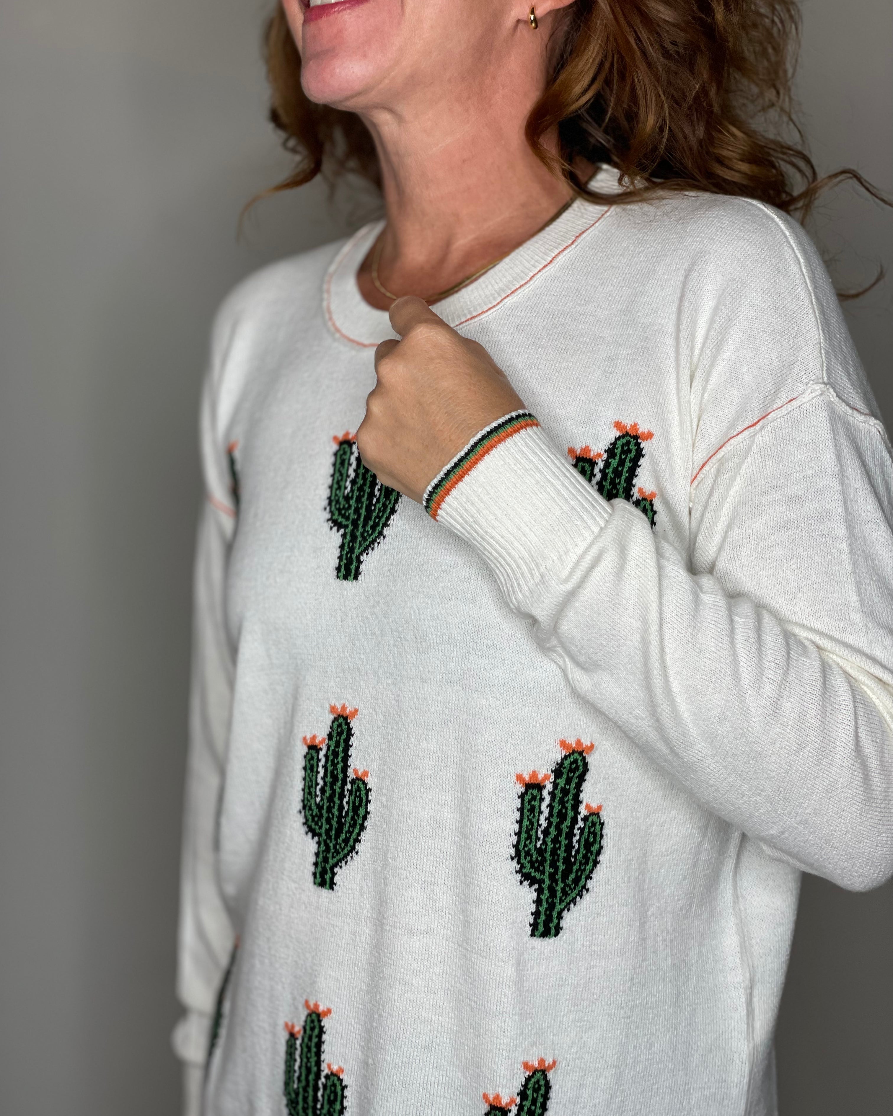 Zaket & Plover Cactus Sweater.