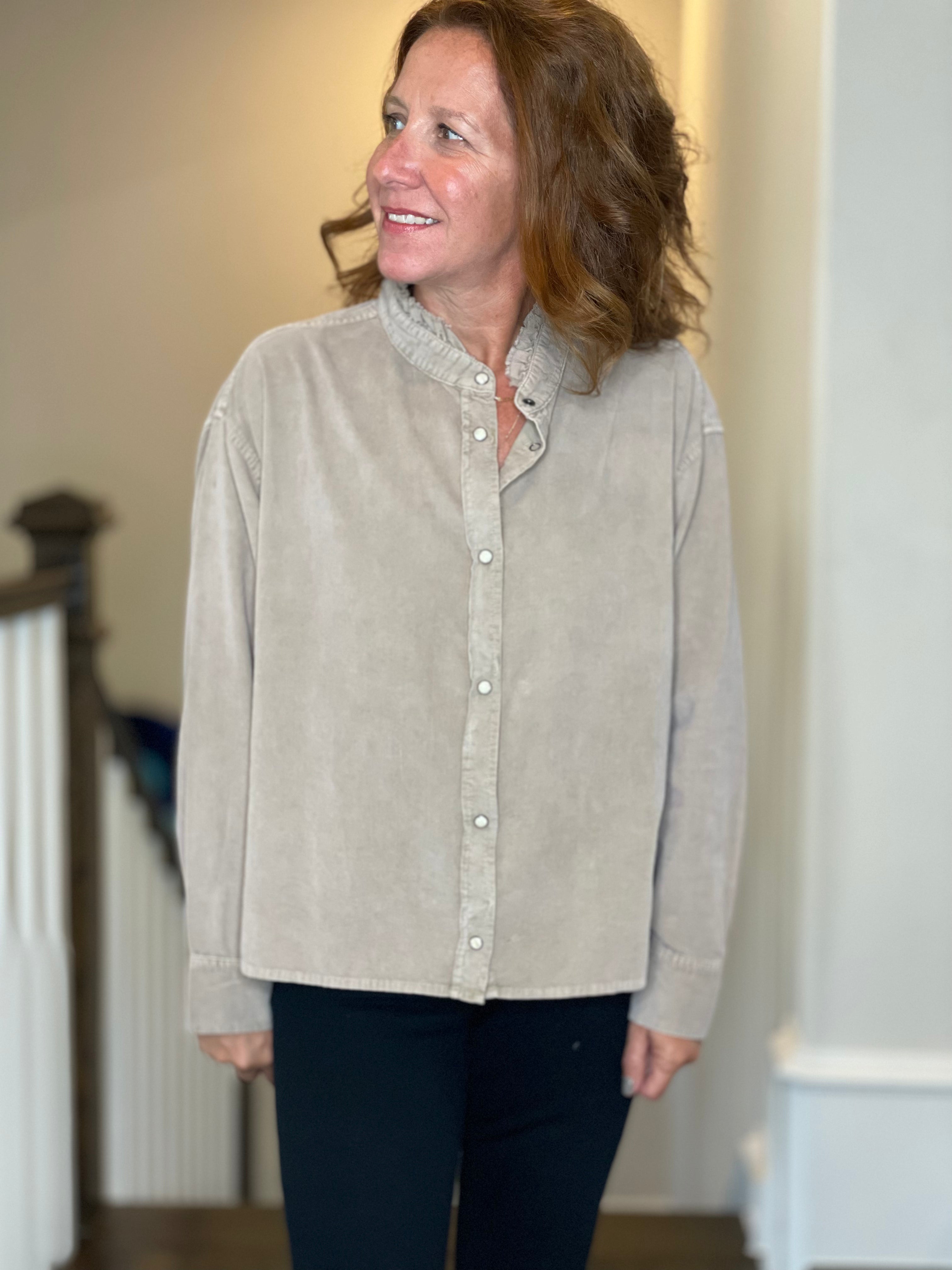 Dylan Corduroy Isabelle Shirt Jacket.