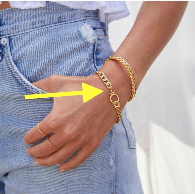 Wilder Chain Bracelet (gold).