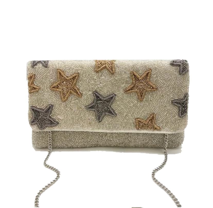 Star Beaded Clutch.