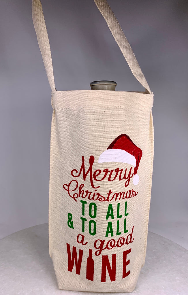 “Merry Christmas to all” Bottle Bag.