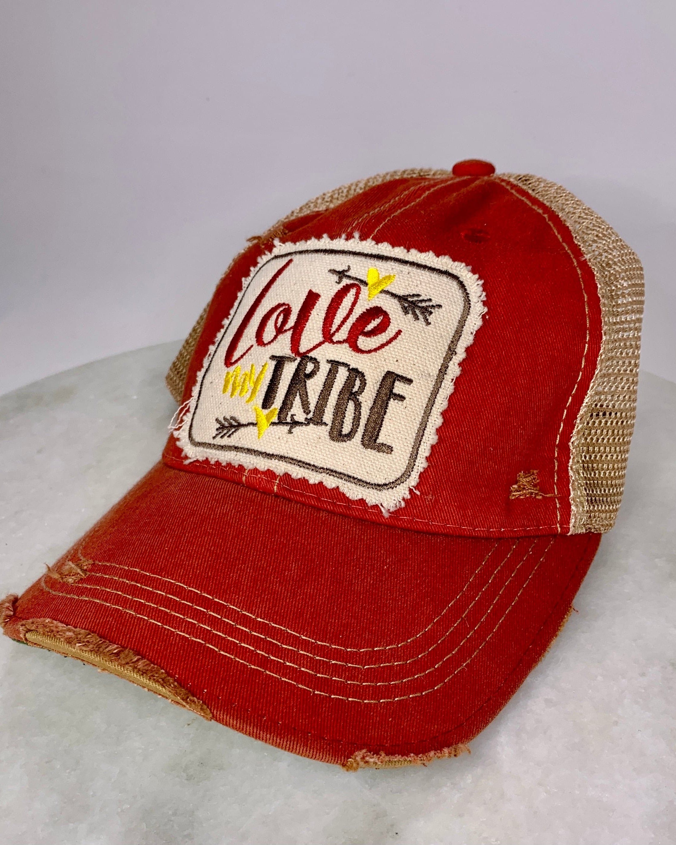 Assorted Love My Tribe Trucker Hats.