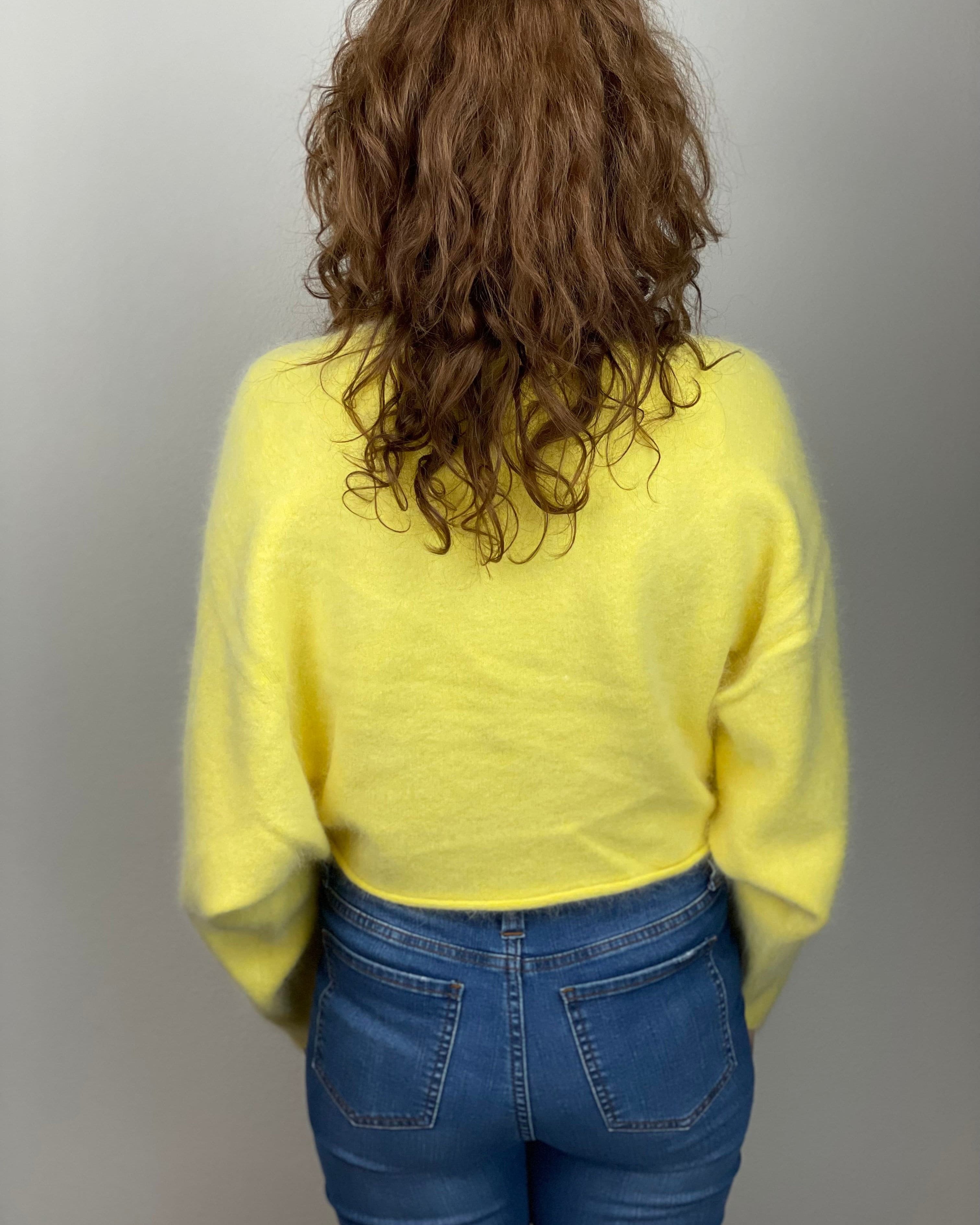 Udu Sweater in Lemon Custard.