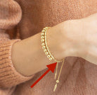 Laguna Adjustable Bracelet (gold).
