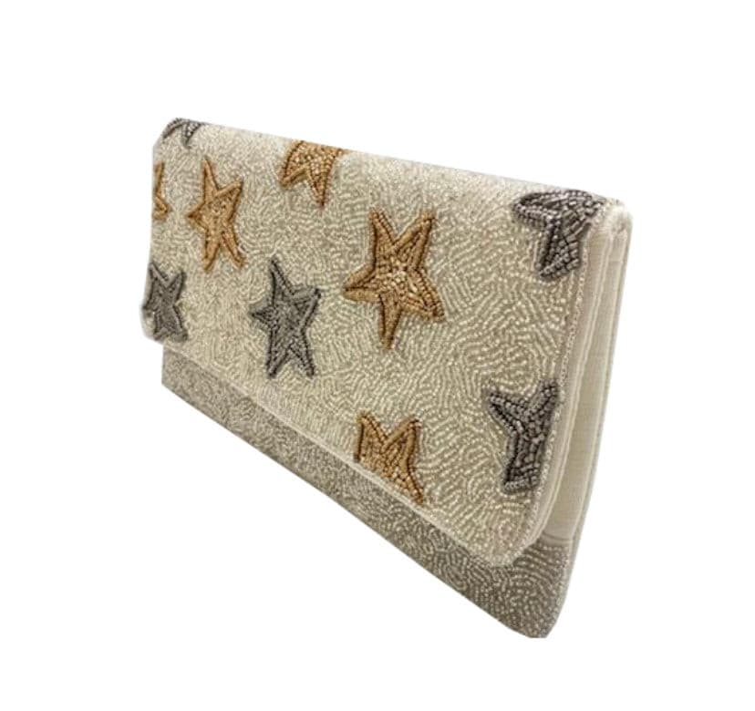 Star Beaded Clutch.