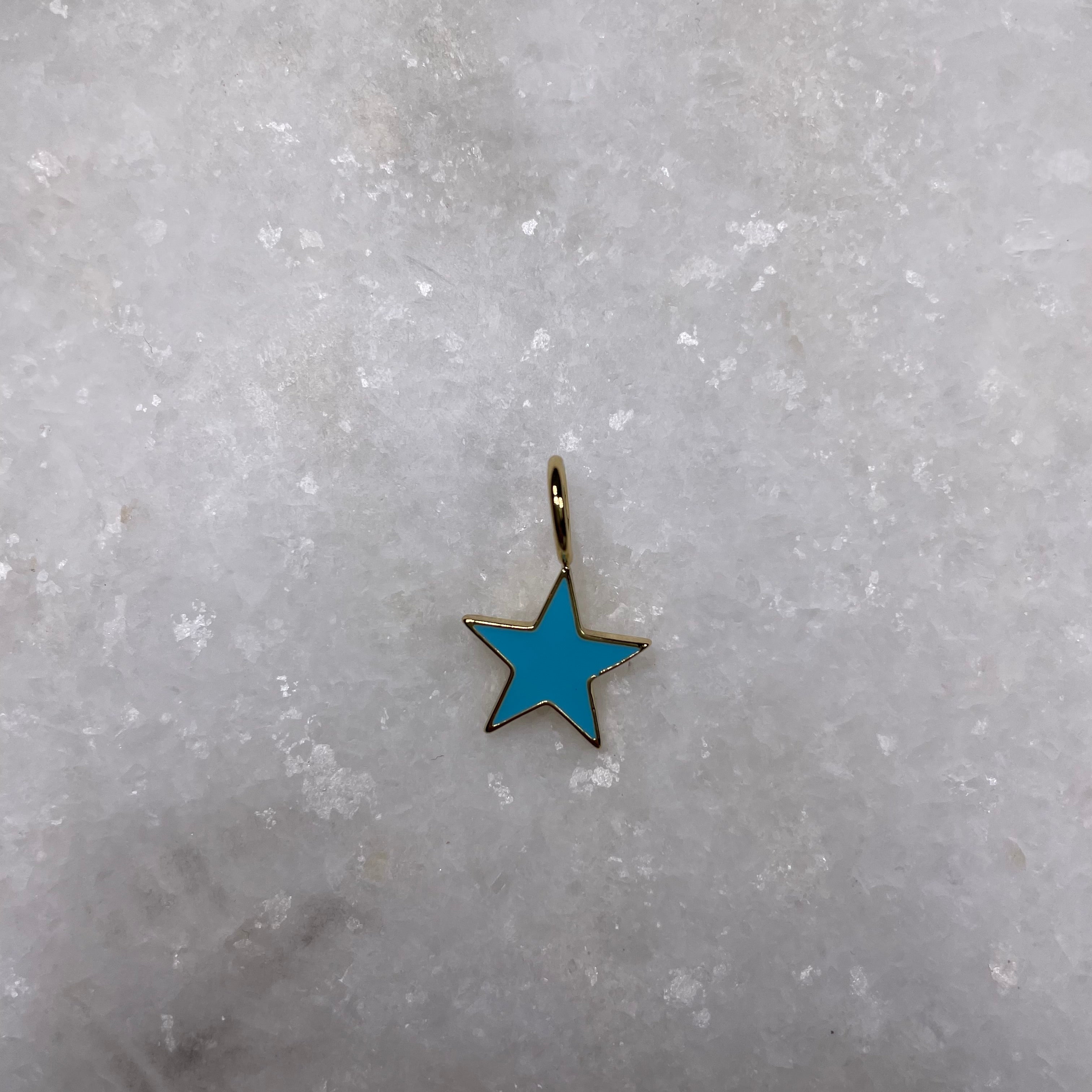 Enamel Star Charms-Assorted.