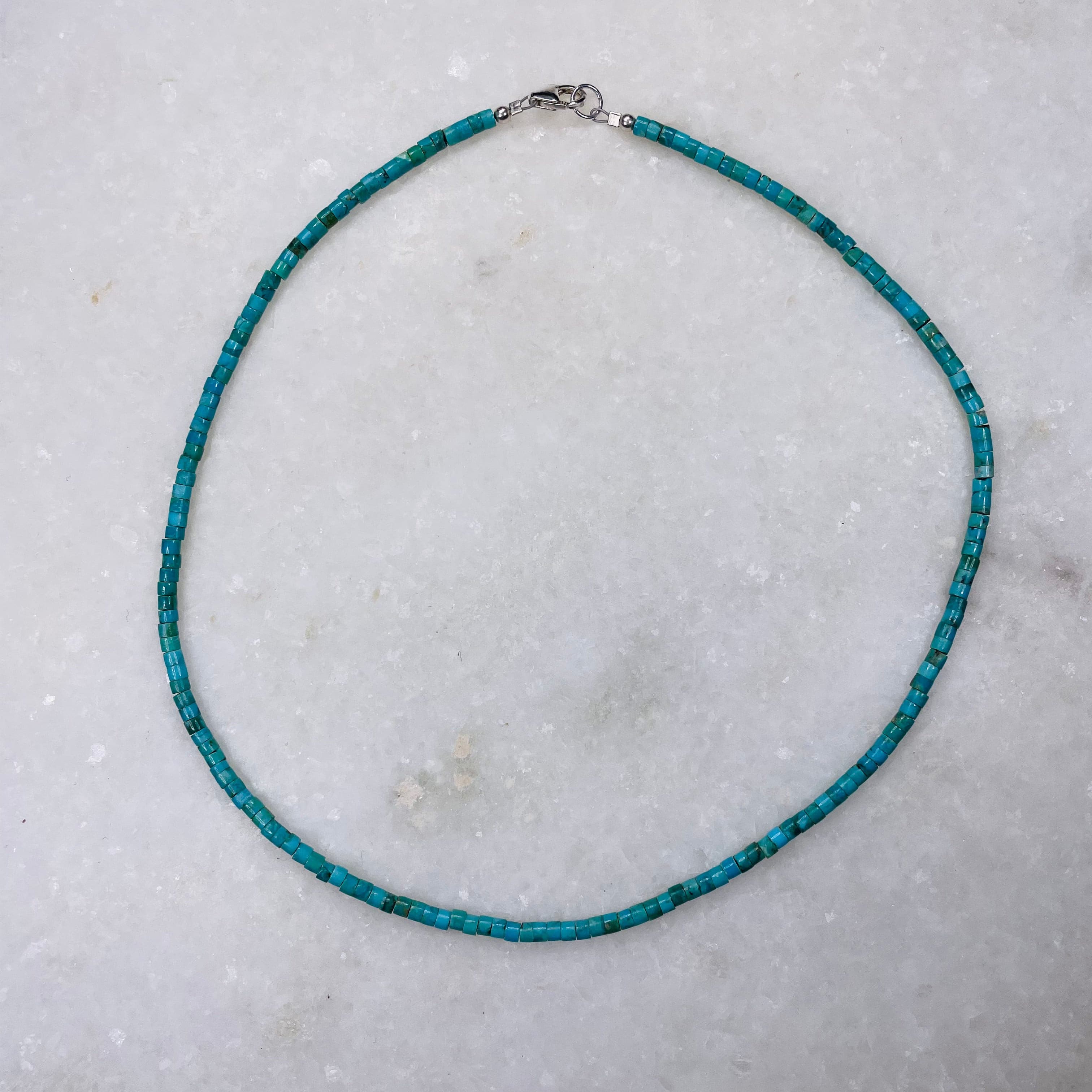 Kingman Turquoise Necklace 17".