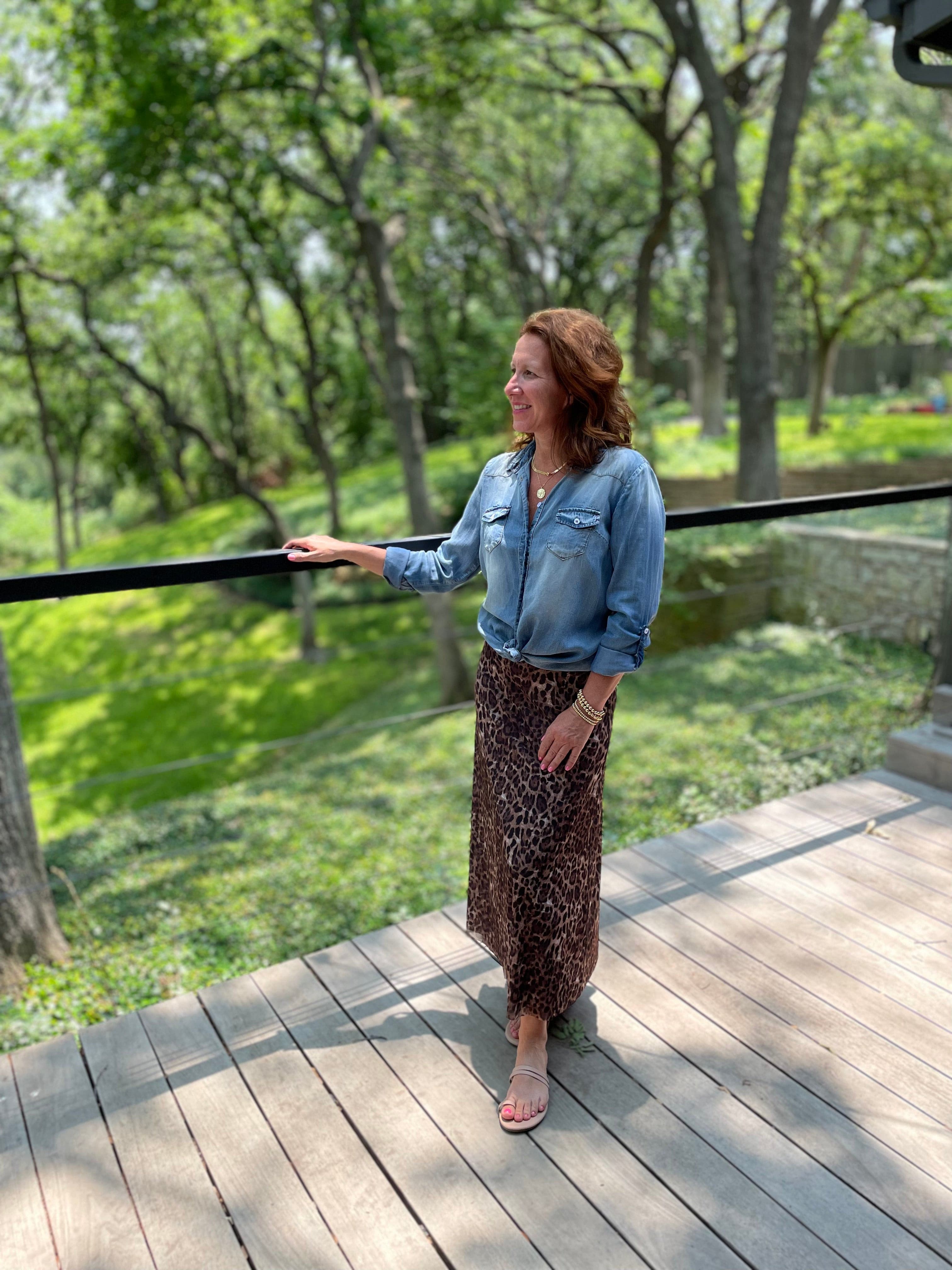 Reversible Maxi Skirt.