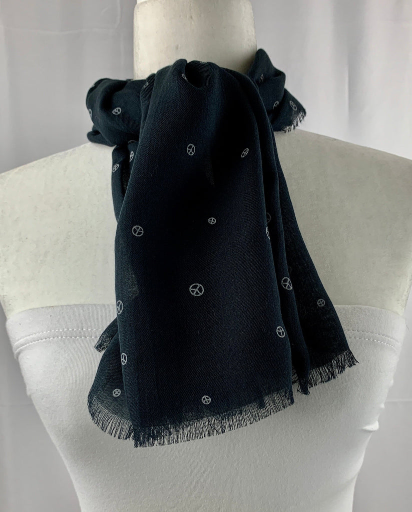 Vintage Peace Neck Scarf.