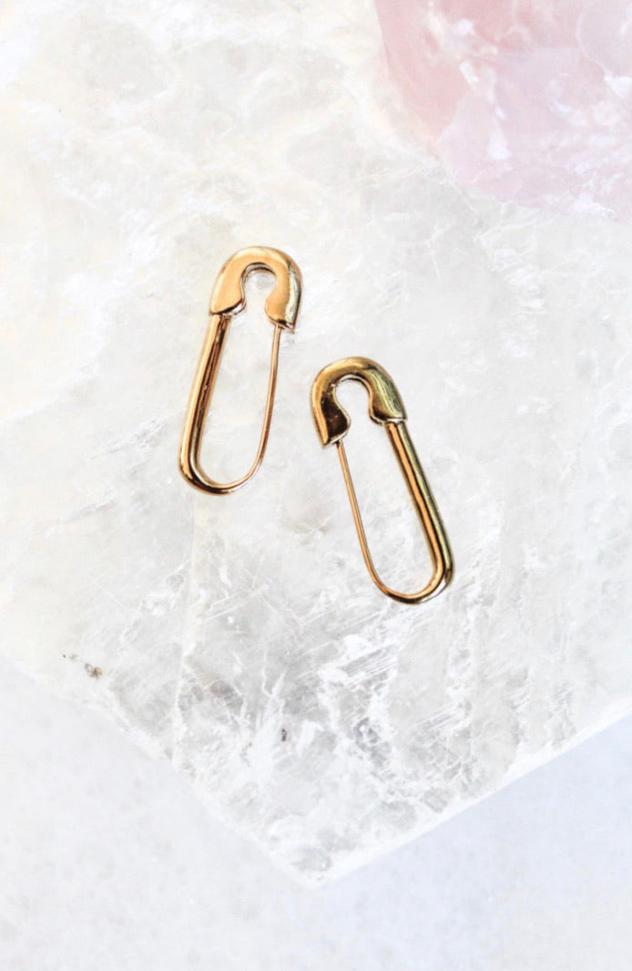 Safety Pin Earring - Saphe.