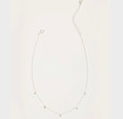 5 Disc Choker Necklace (silver).