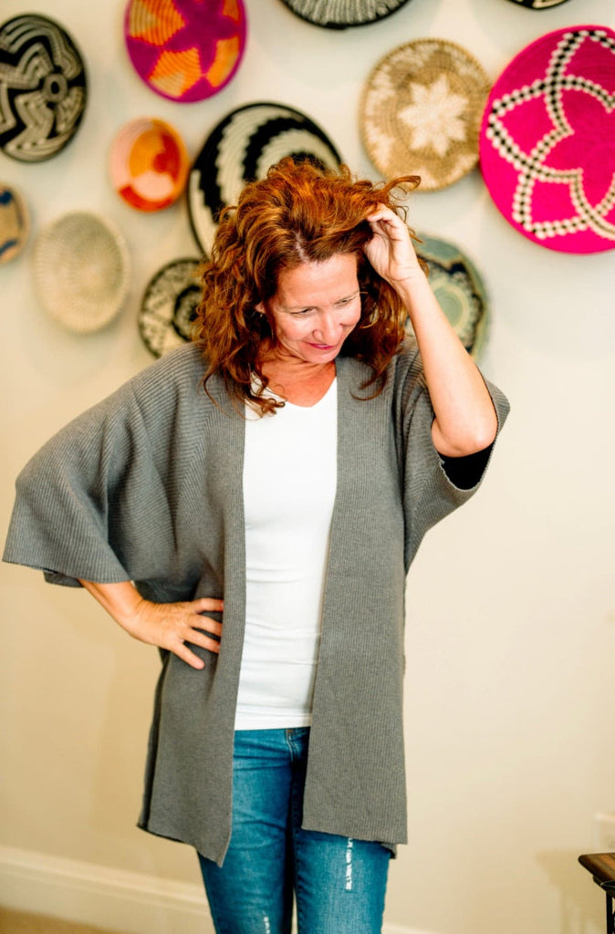 Ash Grey Miko Cardigan.